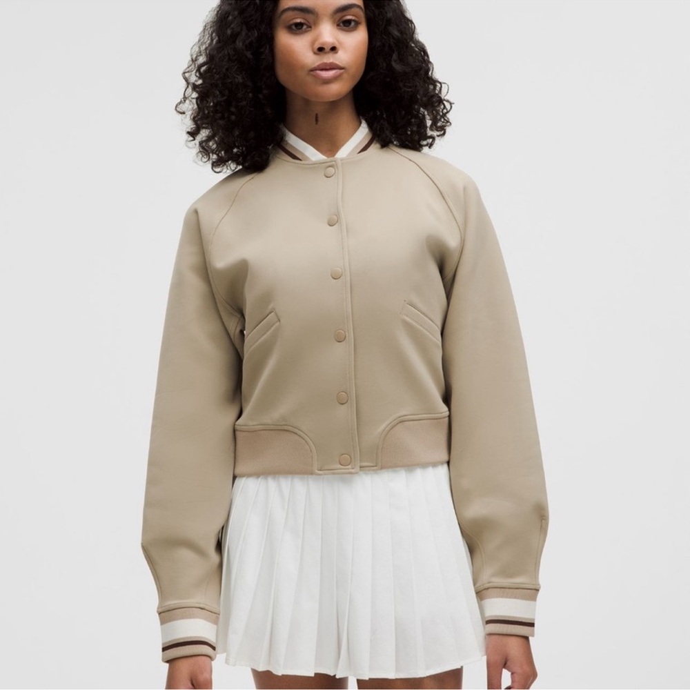 Lululemon Women's Tan Bomber Jacket